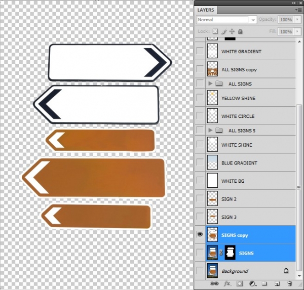 Creation of On my way: Step 1